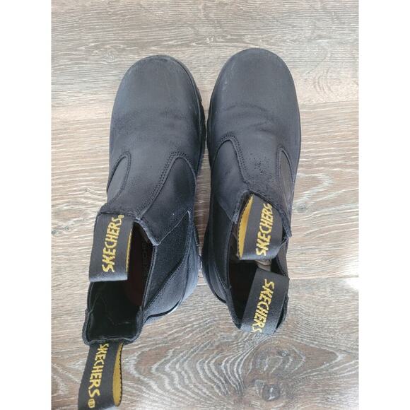 Skechers Women's Jannit Comp Toe Relaxed Fit Boots Slip and Oil Resistant 5.5 #7 - Picture 5 of 7